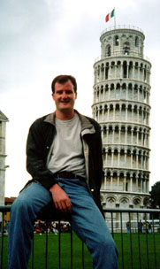 Leaning tower of Pisa.