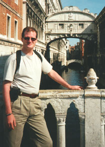 Bridge of Sighs in Venice.